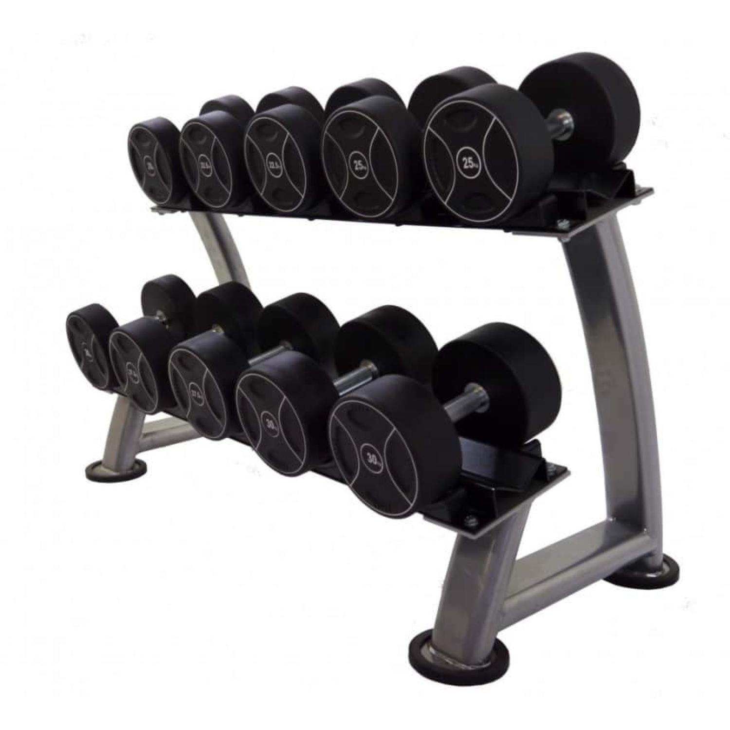 Power-Xtreme Kurzhantel-Set PU, 2 kg Abstufung