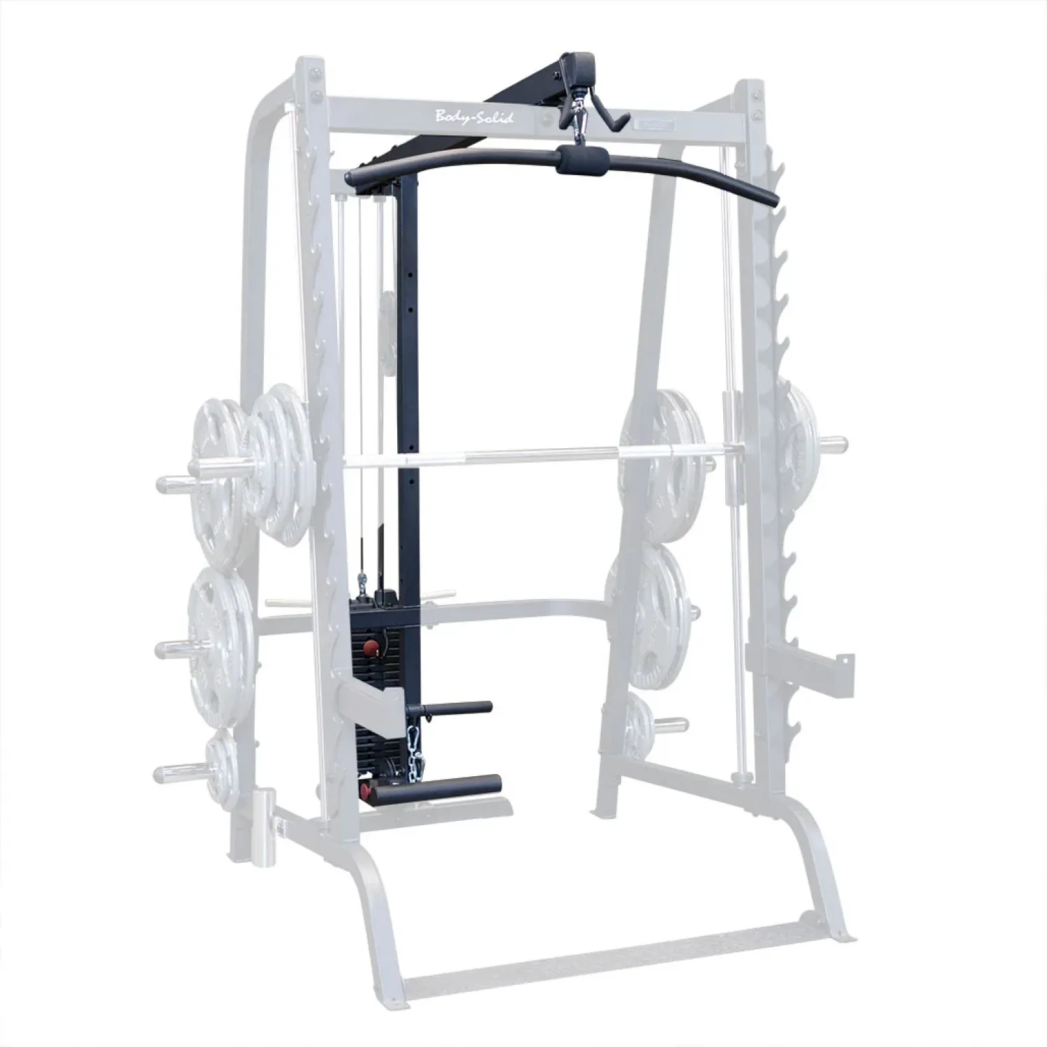 Body-Solid Serie7 Latzug-Ruder-Anbau GLA-348SB Black Edition (an GS-348B, Multipresse nicht im Lieferumfang)